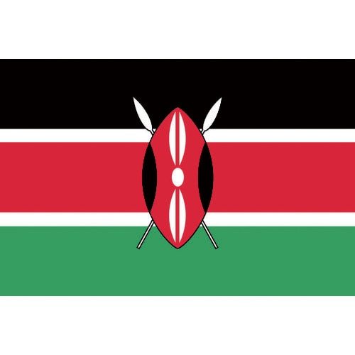卓上旗(16×24cm)ケニア