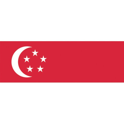 卓上旗(16×24cm)シンガポ−ル