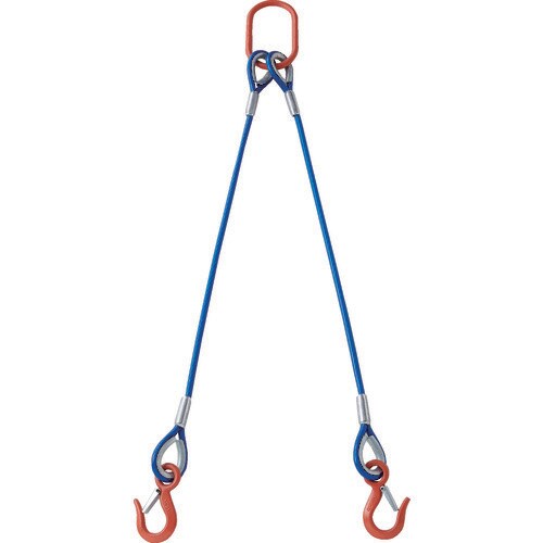 2本吊玉掛ワイヤーロープスリング 2168598