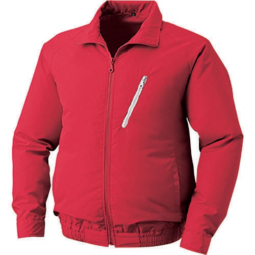 ポリエステル製空調服 ウェアのみ レッド L