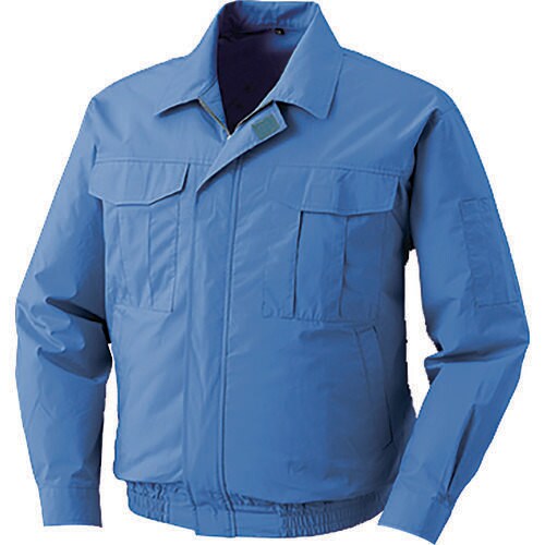 綿薄手ワークウエアのみ ライトブルー 4L