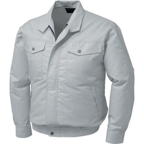 綿・ポリ混紡制電ウエアのみ シルバー 3L