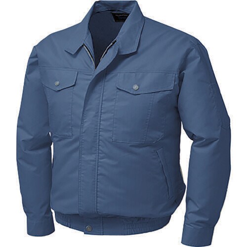 綿・ポリ混紡制電ウエアのみ ダークブルー 4L