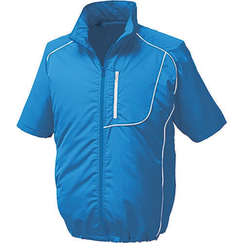 ポリ製半袖ウエアのみ ブルー 4L