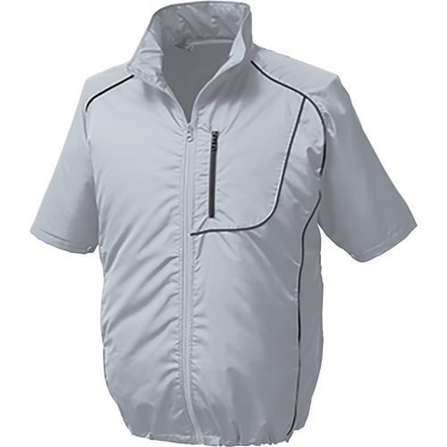 ポリ製半袖ウエアのみ シルバー 4L