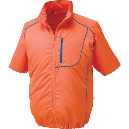 ポリ製半袖ウエアのみ オレンジ 2L