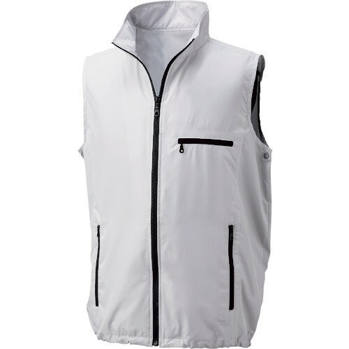 空調ベスト ウエアのみ シルバー L