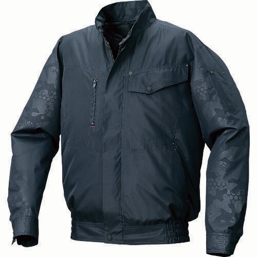 エンボスプリント空調服 ネイビー×ネイビー3L