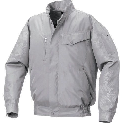 エンボスプリント空調服 グレー×グレー4L