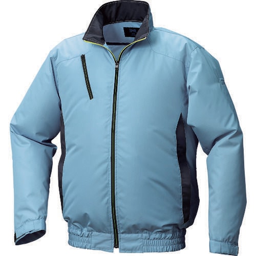 カジュアル空調服 ライトブルー×ダークネイビー4L