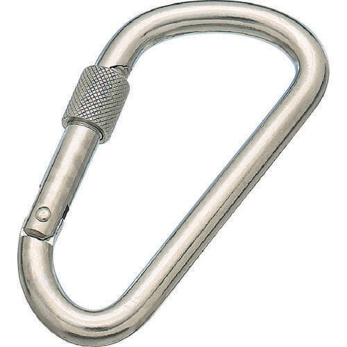 ステンレス カラビナD型(環付) 線径10mm