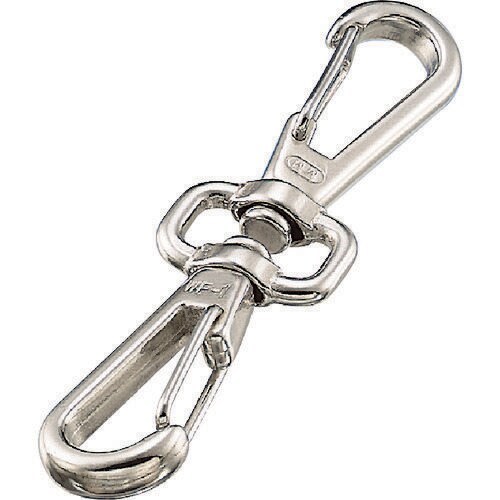 ステンレス スイベルダブルフック 線径4mm