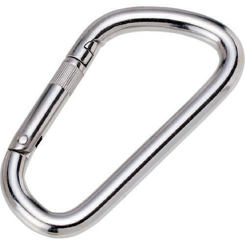 ステンレス カラビナD型(環なし) SUS316