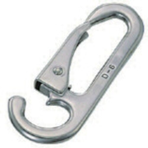 ステンレス スナップフックD型 長さ88mm