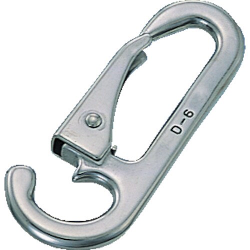 ステンレス スナップフックD型 長さ65mm