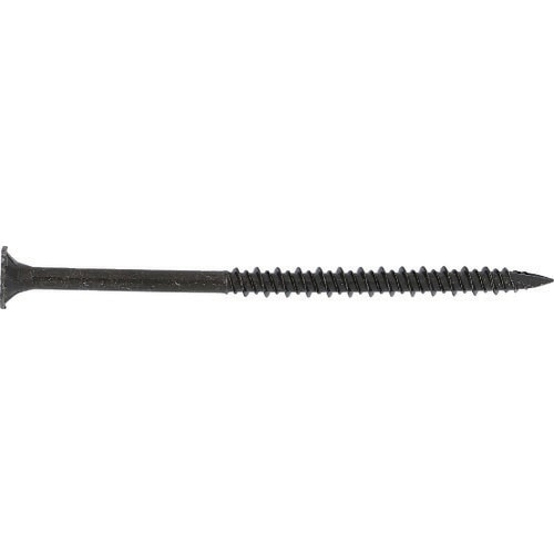 木が割れにくいビス 黒亜鉛メッキ 4.2X65