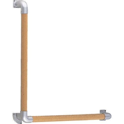 L型 丸棒手すり 35ΦX600