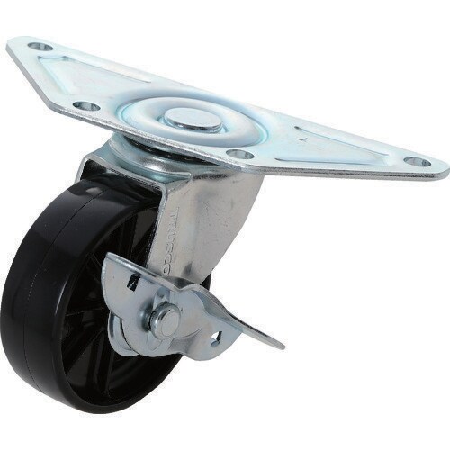 コ−ナ−キャスタ−ナイロン 自在S付 75Φ