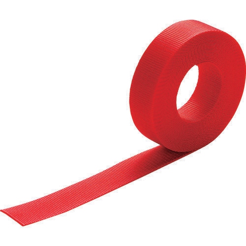 ナイロン平ベル 1.2t×20mm×10m 赤