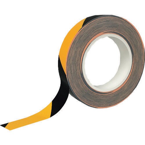耐久ラインテープDLT−NEO25x50黒/黄