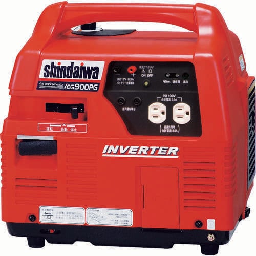インバータガスエンジン発電機0.9kVA
