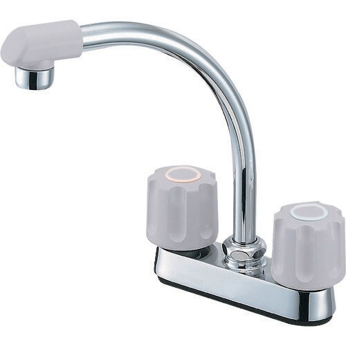 ツーバルブ台付混合栓