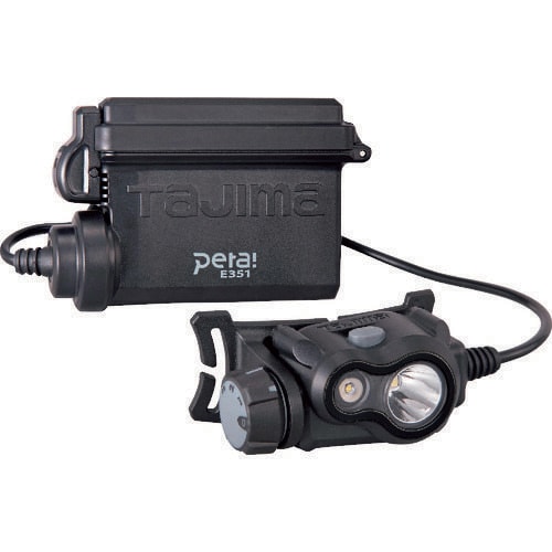 ペタLEDヘッドライトE351セット ブラック