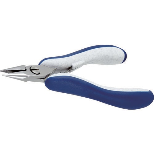 ESD精密プライヤー 半丸 130mm