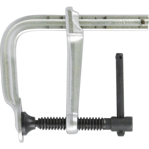 L型クランプ強力型バーハンドル100mm