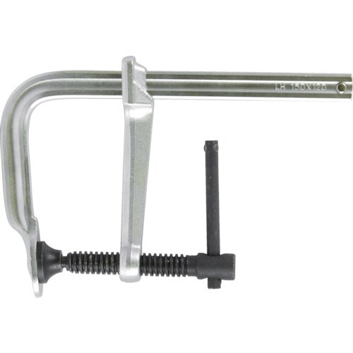 L型クランプ強力型バーハンドル150mm