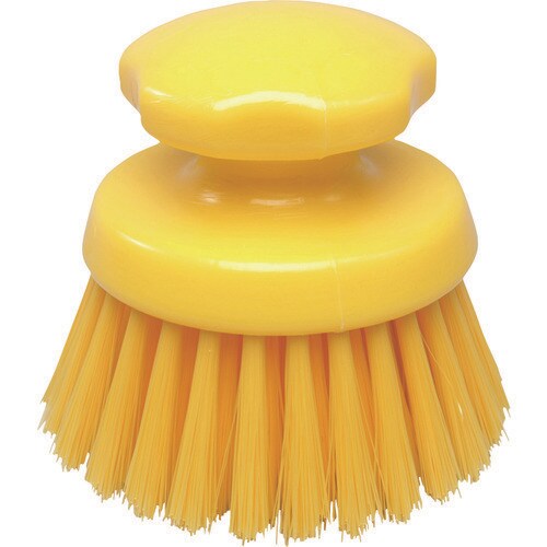 バーキュートプラス ハンドブラシ丸型 ハード黄