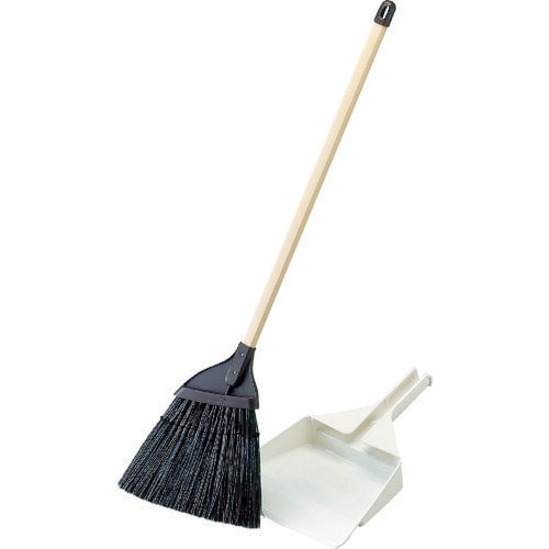 ちりとり付ほうき 庭ほうきペア