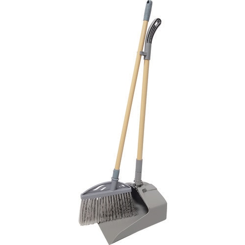 多機能ほうきチリトリセット グレー