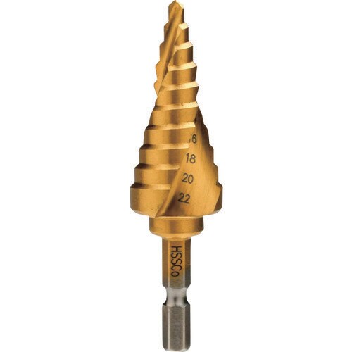 段付きドリル4から22mm