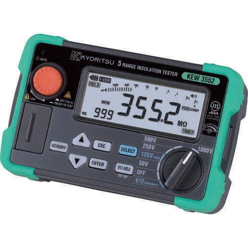 デジタル絶縁抵抗計(6レンジ) 2071931