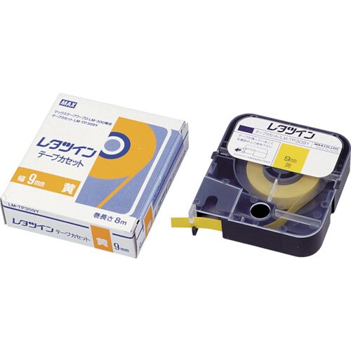 レタツイン テープカセット12mm幅 黄