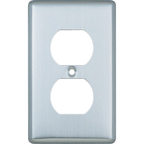 連用新金属プレート埋込ダブルコンセント用