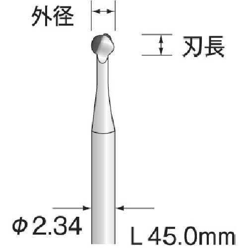 スチールカッター 樹脂用(切削) φ3.1