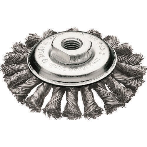 左右逆ノットべベルブラシ Φ115 高張度鋼線