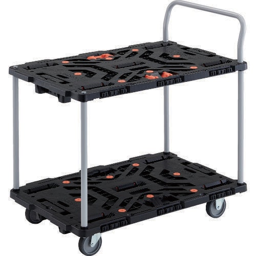 連結式樹脂製2段台車 2063480