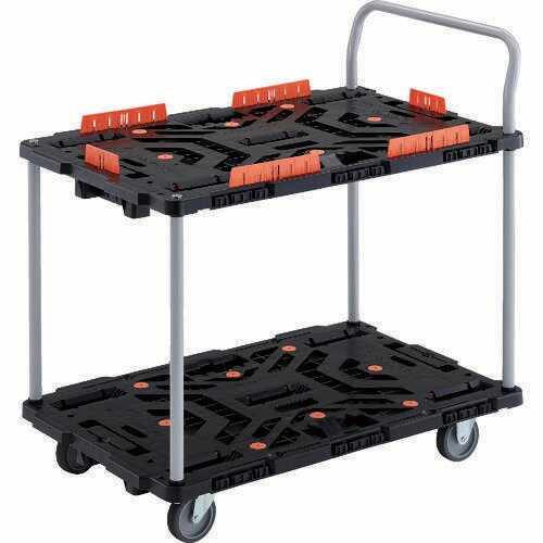 連結式樹脂製2段台車 2063410