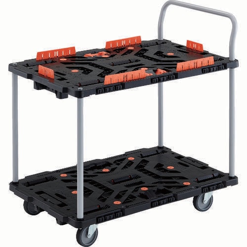 連結式樹脂製2段台車 2063486