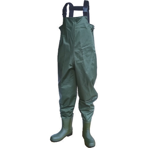 鉄芯鉄板入ナイロン胴付水中長靴 1950146