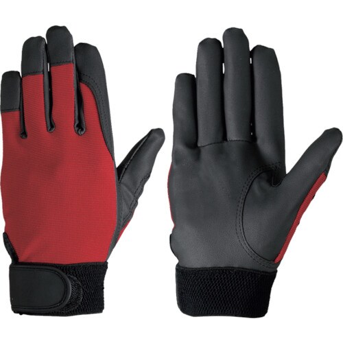 合皮手袋 作業手袋 袖口マジックバンド式