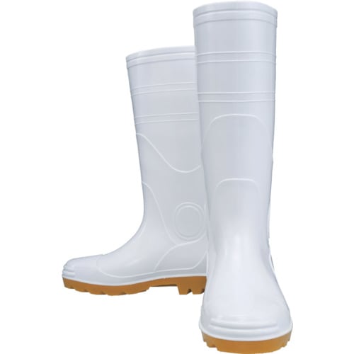 安全耐油長靴 白 24