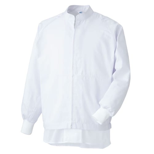 男女共用長袖ブルゾン MHS3213W上 白 S