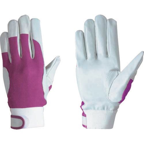 豚革甲メッシュ袖口マジック付 129豚白M寸