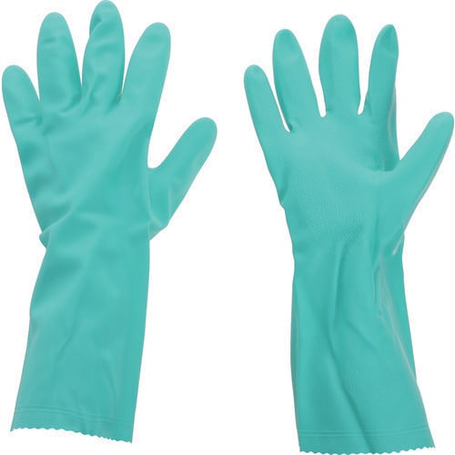 塩化ビニール手袋厚手 グリーン L