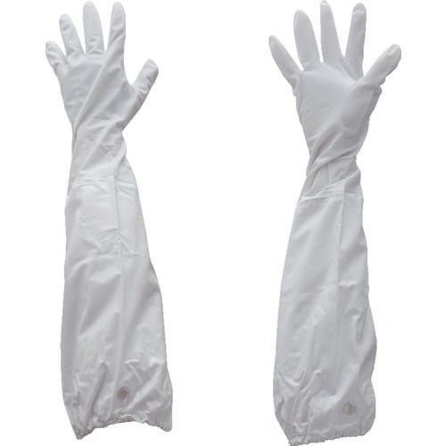 腕カバー付塩ビ薄手手袋 2066092