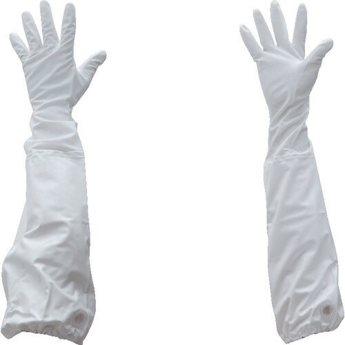 腕カバー付塩ビ薄手手袋 2066093